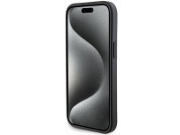 Funda Karl Lagerfeld Gripstand Saffiano Karl&Choupette Pins para iPhone 15 - negra Funda Karl Lagerfeld Gripstand Saffiano Karl&Choupette Pins para iPhone 15 - negra