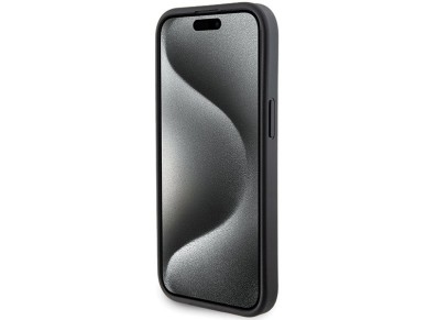 Karl Lagerfeld Gripstand Saffiano Karl&Choupette Pins case for iPhone 15 Plus / 14 Plus - black Karl Lagerfeld Gripstand Saffiano Karl&Choupette Pins case for iPhone 15 Plus / 14 Plus - black