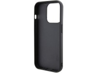 Karl Lagerfeld Gripstand Saffiano Karl&Choupette Pins case for iPhone 15 Pro - black Karl Lagerfeld Gripstand Saffiano Karl&Choupette Pins case for iPhone 15 Pro - black