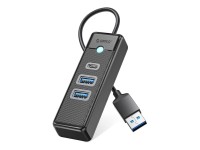 Orico PWC2U-U3 3-port USB hub 2x USB-A 3.0 1x USB-C 3.0 1 m - black