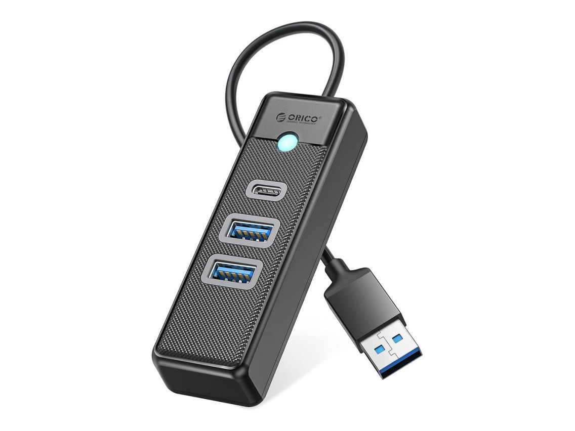 Orico PWC2U-U3 3-port USB hub 2x USB-A 3.0 1x USB-C 3.0 0.5 m - black