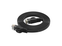 Orico PUG-C7B CAT7 10Gbps RJ45 Ethernet Network Cable Internet LAN Flat 3m - Black Orico PUG-C7B CAT7 10Gbps RJ45 Ethernet Network Cable Internet LAN Flat 3m - Black