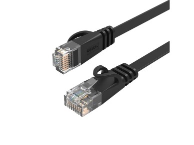 Orico PUG-C7B CAT7 10Gbps RJ45 Ethernet Network Cable Internet LAN Flat 2m - Black