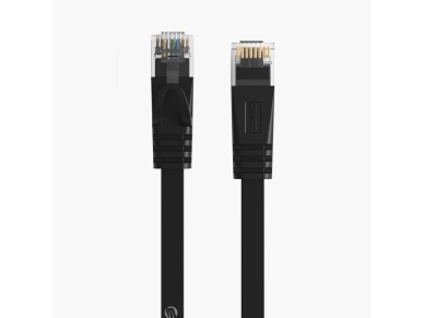 Orico PUG-C7B CAT7 10Gbps RJ45 Ethernet Network Cable Internet LAN Flat 8m - Black