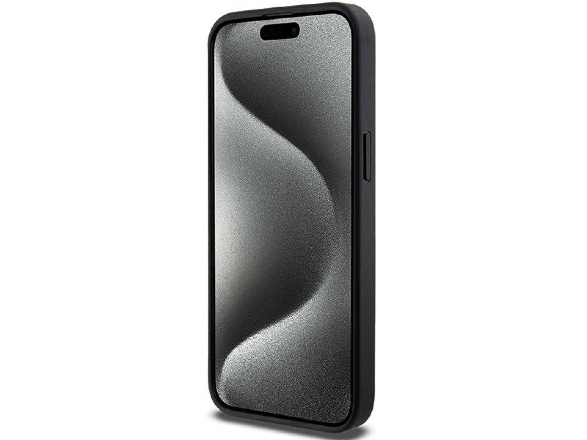 Capa Karl Lagerfeld Gripstand Saffiano Choupette Pins para iPhone 13 Pro Max - preta