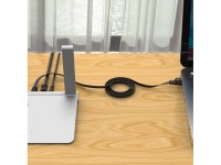 Orico PUG-C6B CAT6 1000Mbps RJ45 Ethernet Network Cable, Internet LAN Flat, 1m - Black