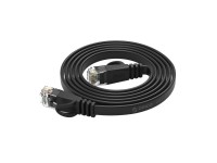 Orico PUG-C6B CAT6 1000Mbps RJ45 Ethernet Network Cable, Flat LAN, 15m, Black Orico PUG-C6B CAT6 1000Mbps RJ45 Ethernet Network Cable, Flat LAN, 15m, Black