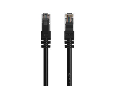 Orico PUG-C6 CAT6 1000Mbps RJ45 Ethernet Network Cable LAN Round 40m - Black