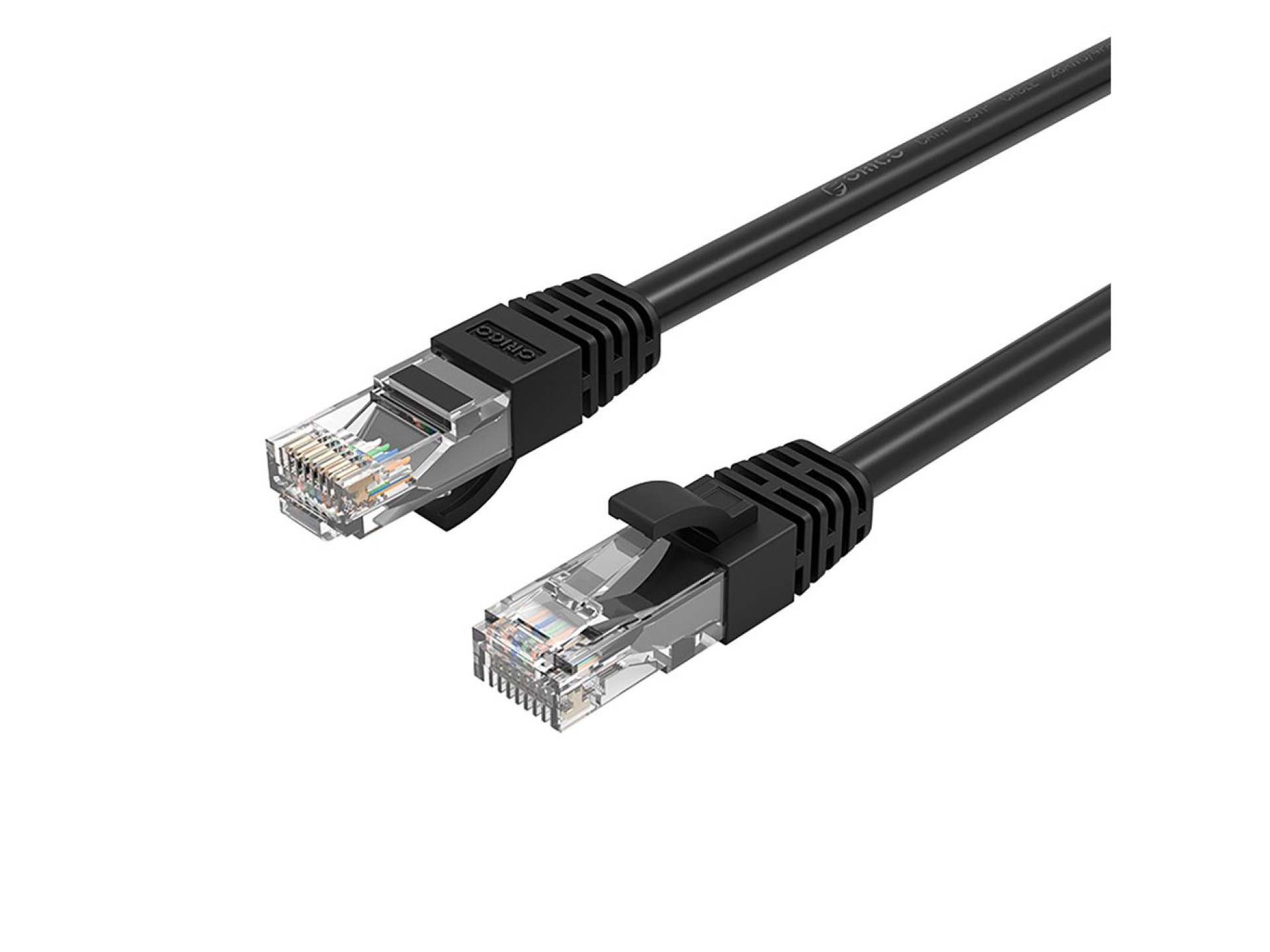Orico PUG-C6 CAT6 1000Mbps RJ45 Ethernet Network Cable LAN Round 40m - Black
