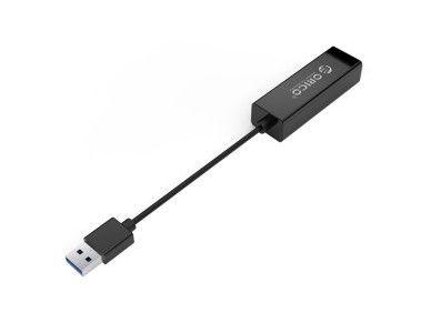 Tarjeta de red externa Orico UTJ-U3 de 1 Gigabit USB-A 3.0 - Negra