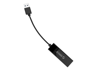 Tarjeta de red externa Orico UTJ-U3 de 1 Gigabit USB-A 3.0 - Negra