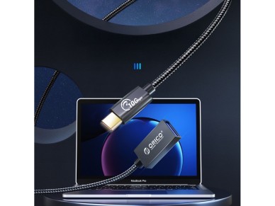 Orico CAF31 USB-C - USB-A 3.1 Gen 2 10Gbps 1m OTG adapter - black