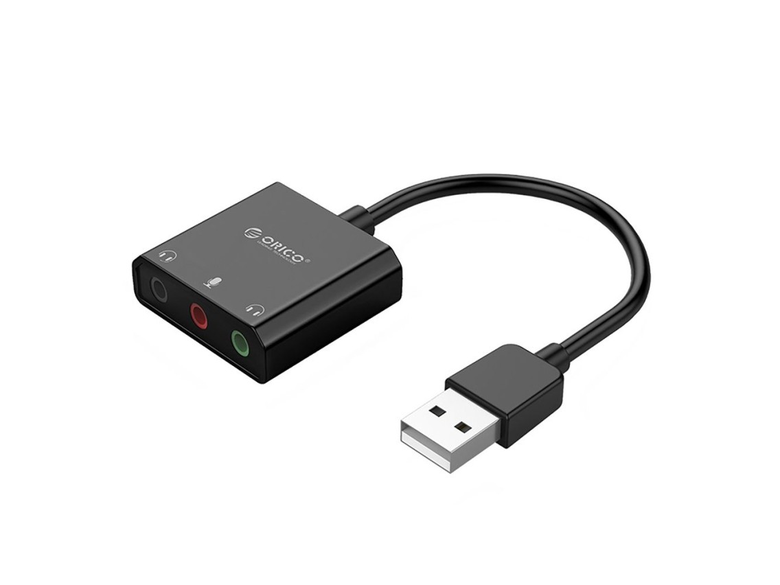 Orico SKT3 USB-A External Sound Card - Black