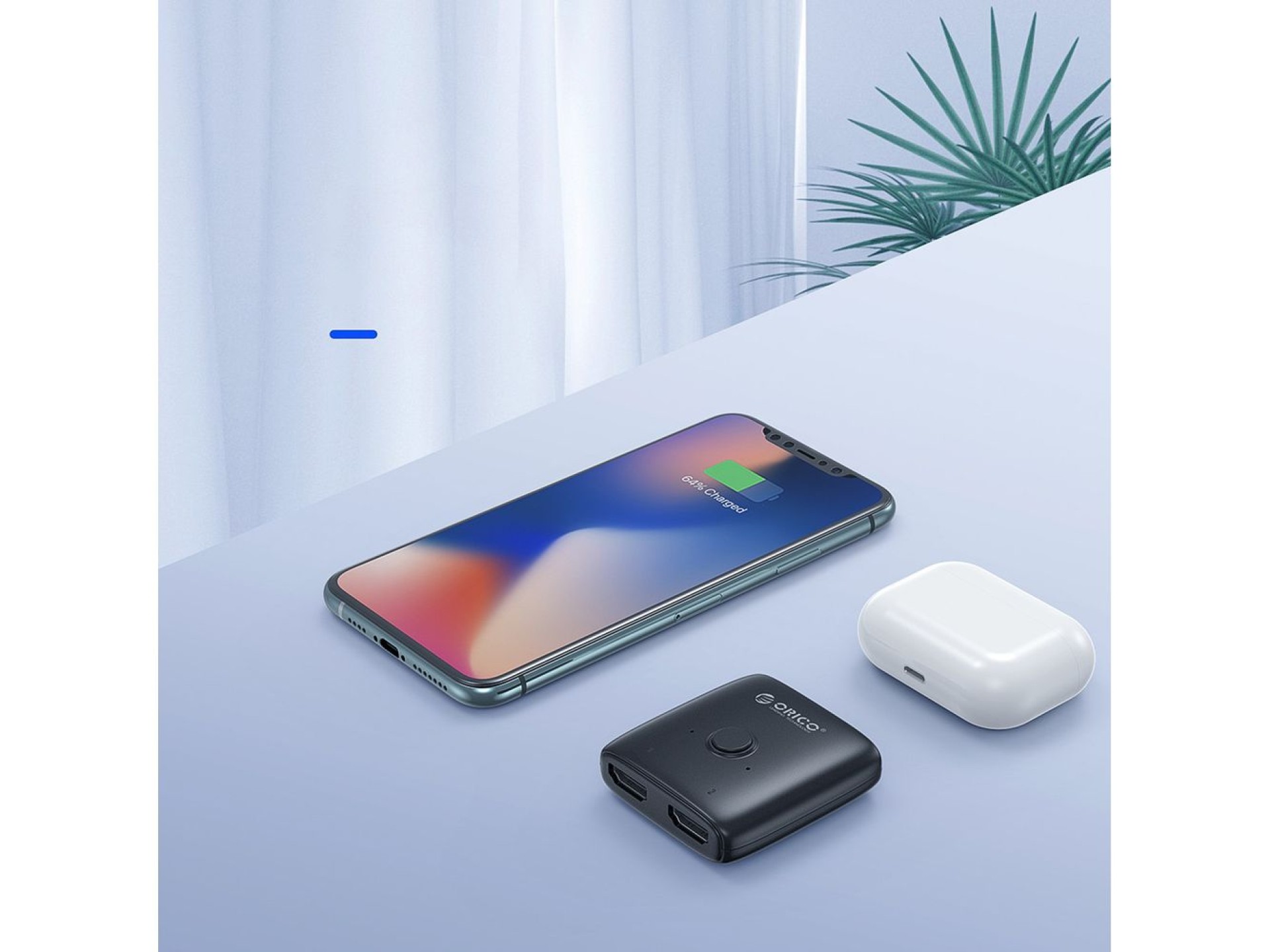 Adaptador HDMI bidireccional Orico AS2-A1 - Negro