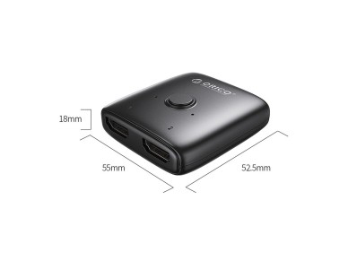 Orico AS2-A1 HDMI Adapter Bi-directional Splitter - Black