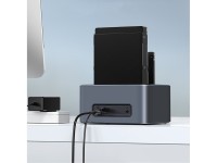 Orico 6656C3-C 5-Bay Docking Station with Offline Clone Function 2.5"/3.5" SATA HDD/SSD - Gray Orico 6656C3-C 5-Bay Docking Station with Offline Clone Function 2.5"/3.5" SATA HDD/SSD - Gray