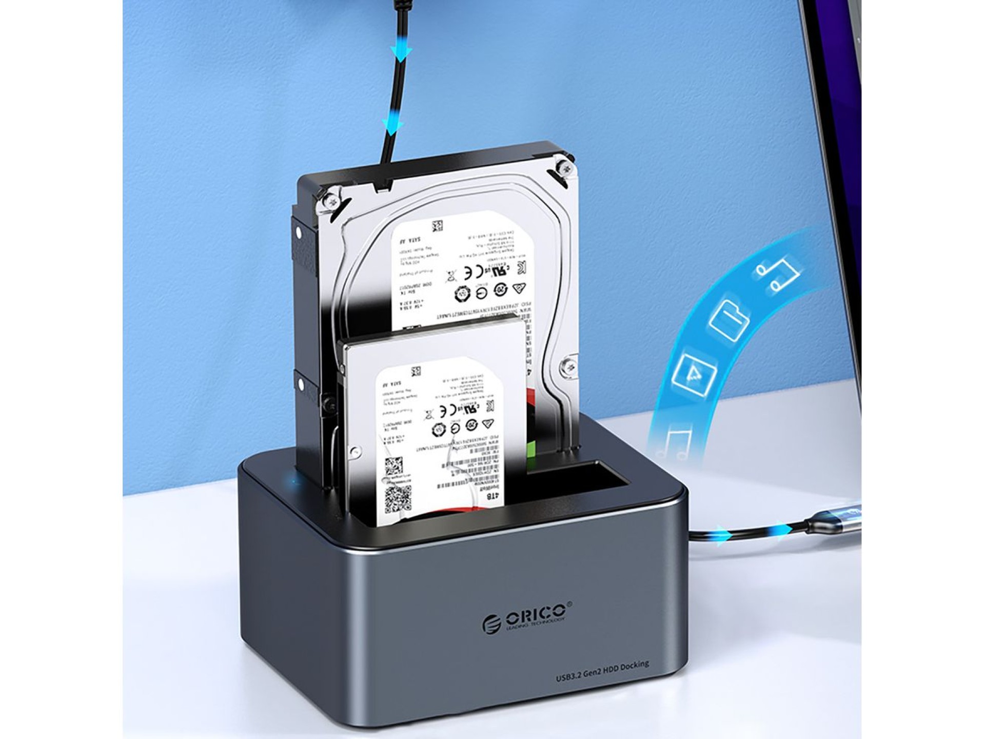 Orico 6646C3-C 4-Drive Docking Station with Offline Clone Function 2.5