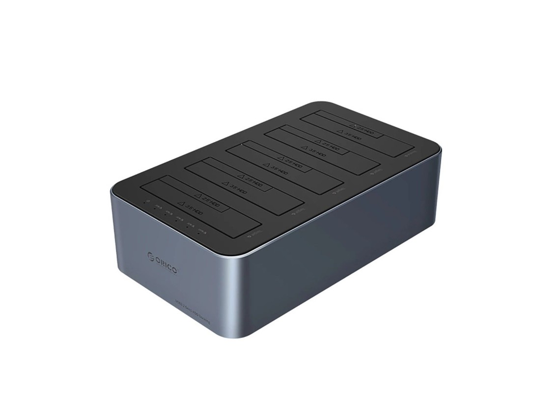 Orico 6656C3-C 5-Bay Docking Station with Offline Clone Function 2.5"/3.5" SATA HDD/SSD - Gray