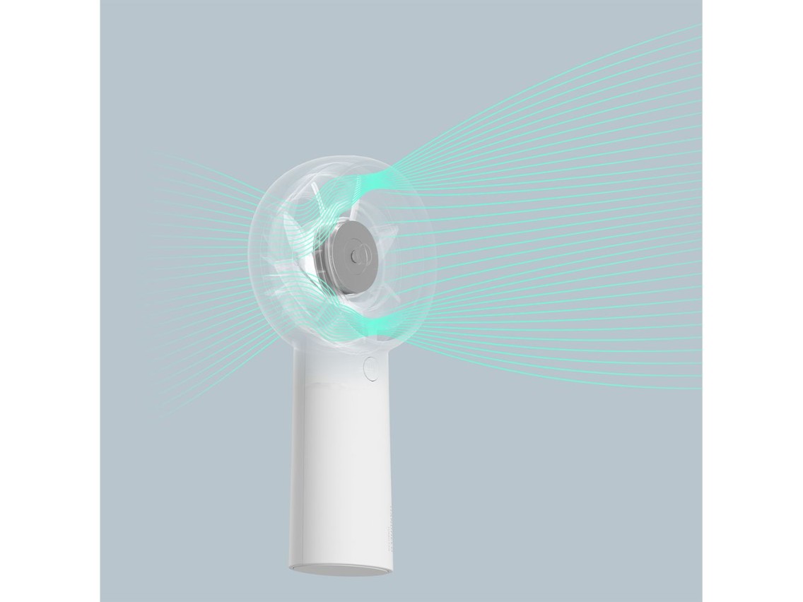 Jisulife Handheld Fan Life5 Plus 4000mAh Portable Mini Blower USB Fan - White
