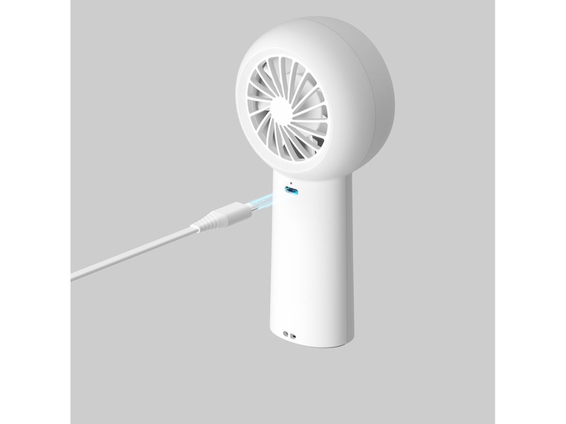 Jisulife Handheld Fan Life5 Plus 4000mAh Portable Mini Blower USB Fan - White
