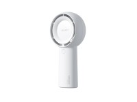 Ventilador port�til Jisulife Life5 Plus de 4000 mAh, mini ventilador USB - Blanco