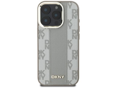 DKNY Checkered Pattern Magsafe iPhone 16 Pro Max Case - Beige