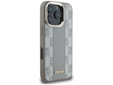 DKNY Checkered Pattern Magsafe iPhone 16 Pro Max Case - Beige