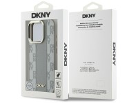 Funda DKNY MagSafe con estampado a cuadros para iPhone 16 Pro Max - Beige