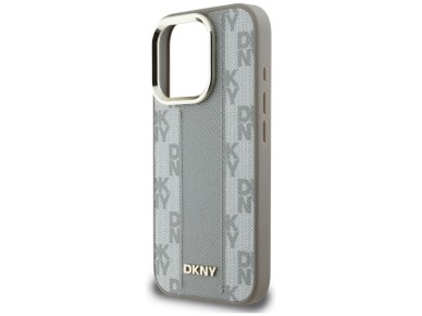 DKNY Checkered Pattern Magsafe iPhone 16 Pro Max Case - Beige