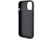 Capa Karl Lagerfeld Gripstand Saffiano Choupette Pins para iPhone 15 - preta Capa Karl Lagerfeld Gripstand Saffiano Choupette Pins para iPhone 15 - preta