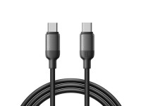 Fuente de alimentaci�n Joyroom S-A62 Lively Series de 60 W USB-C - Cable USB-C de 1,2 m - Negro