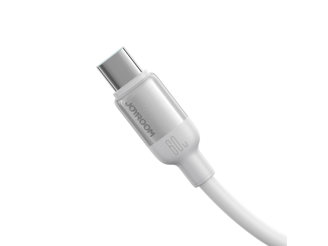 Cable USB-A - USB-C Joyroom S-A62 Lively Series 3A de 1,2 m - blanco