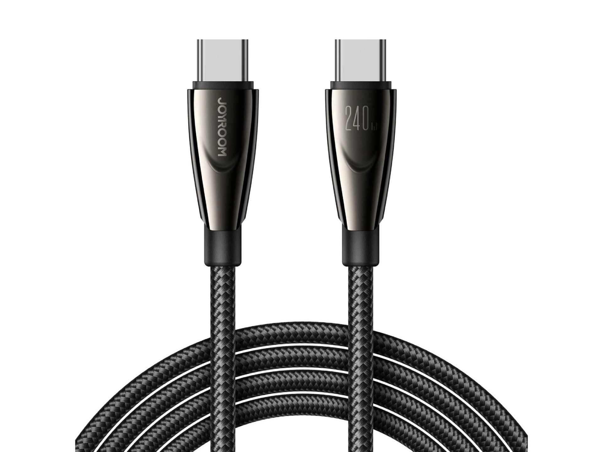 Cabo USB-C/USB-C 240W Joyroom Pioneer Series SA31-CC5 de 1,2 m - Preto