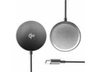 Carregador sem fio indutivo Qi2 Wozinsky de 15 W - Preto Carregador sem fio indutivo Qi2 Wozinsky de 15 W - Preto