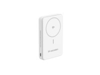 Powerbank Wozinsky WLWP-10KA0Y3WS 22.5W PD Qi2 10000 mAh, con soporte, 1x USB-A, 1x USB-C - blanco Powerbank Wozinsky WLWP-10KA0Y3WS 22.5W PD Qi2 10000 mAh, con soporte, 1x USB-A, 1x USB-C - blanco