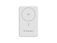Powerbank Wozinsky WLWP-10KA0Y3WS 22.5W PD Qi2 10000 mAh, con soporte, 1x USB-A, 1x USB-C - blanco Powerbank Wozinsky WLWP-10KA0Y3WS 22.5W PD Qi2 10000 mAh, con soporte, 1x USB-A, 1x USB-C - blanco