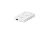 Powerbank Wozinsky WLWP-10KA0Y3WS 22.5W PD Qi2 10000 mAh, con soporte, 1x USB-A, 1x USB-C - blanco Powerbank Wozinsky WLWP-10KA0Y3WS 22.5W PD Qi2 10000 mAh, con soporte, 1x USB-A, 1x USB-C - blanco