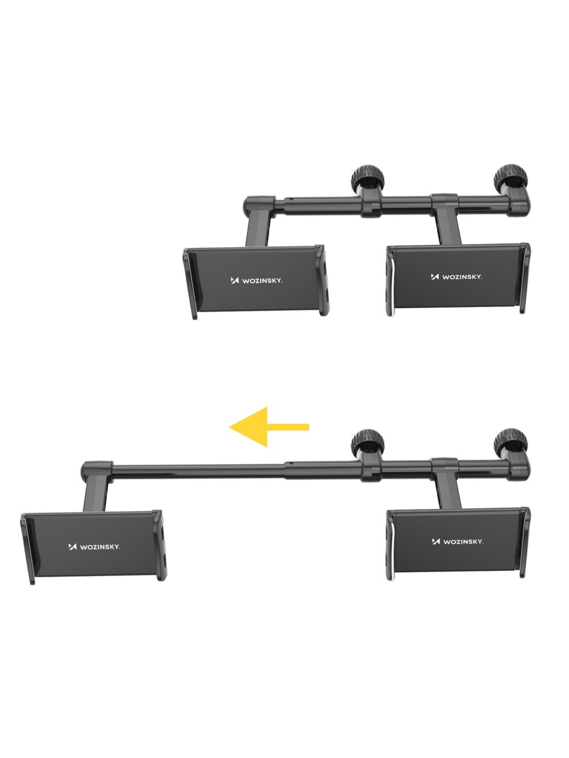 Wozinsky Double Headrest Car Phone Holder Black (WTHBK1)