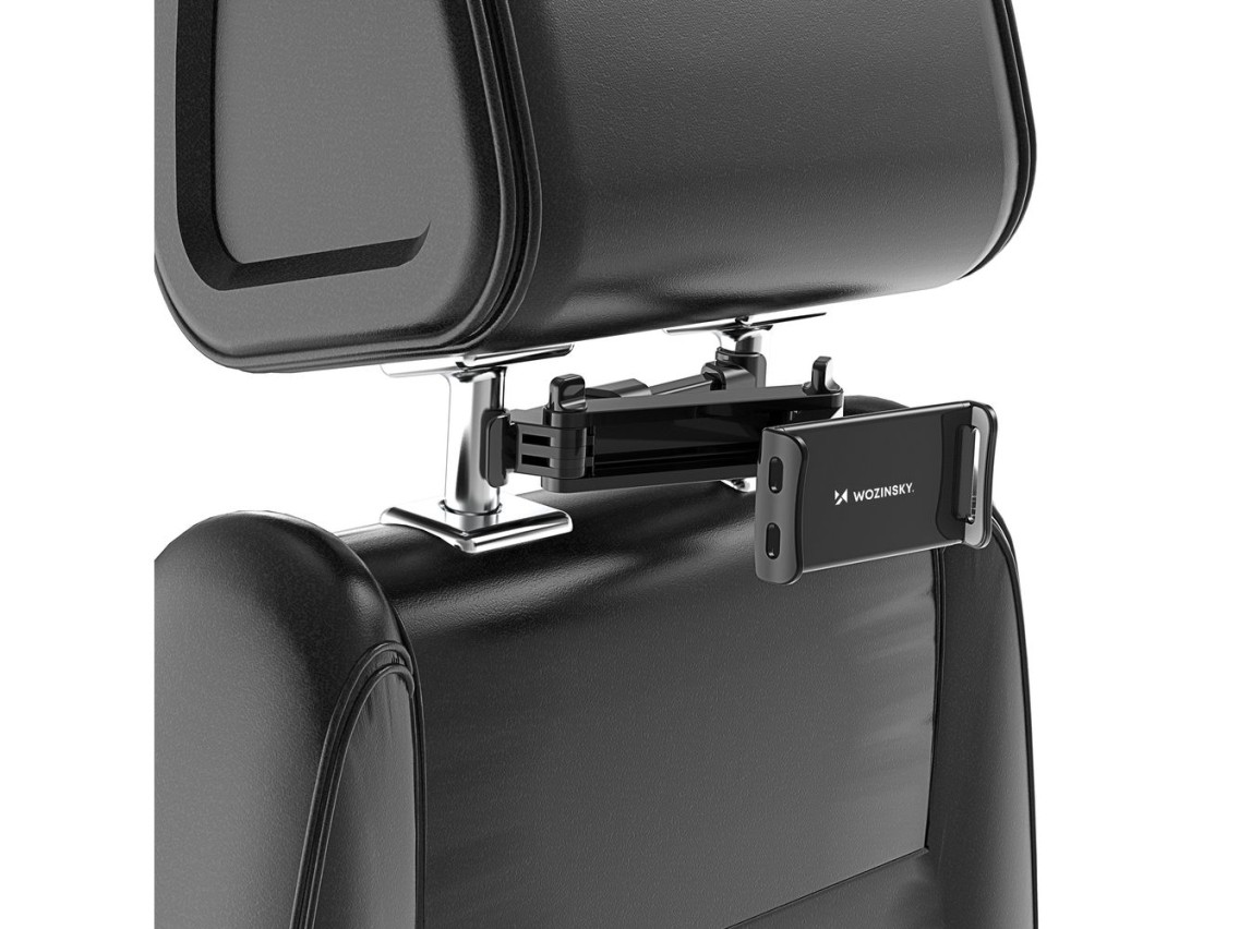 Wozinsky Adjustable Headrest Holder for Tablet or Phone Black (WTHBK3)