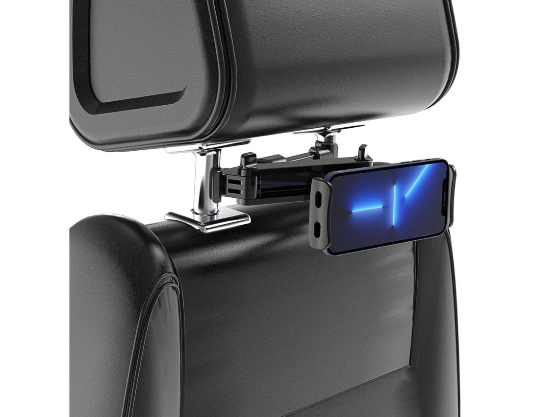 Wozinsky Adjustable Headrest Holder for Tablet or Phone Black (WTHBK3)