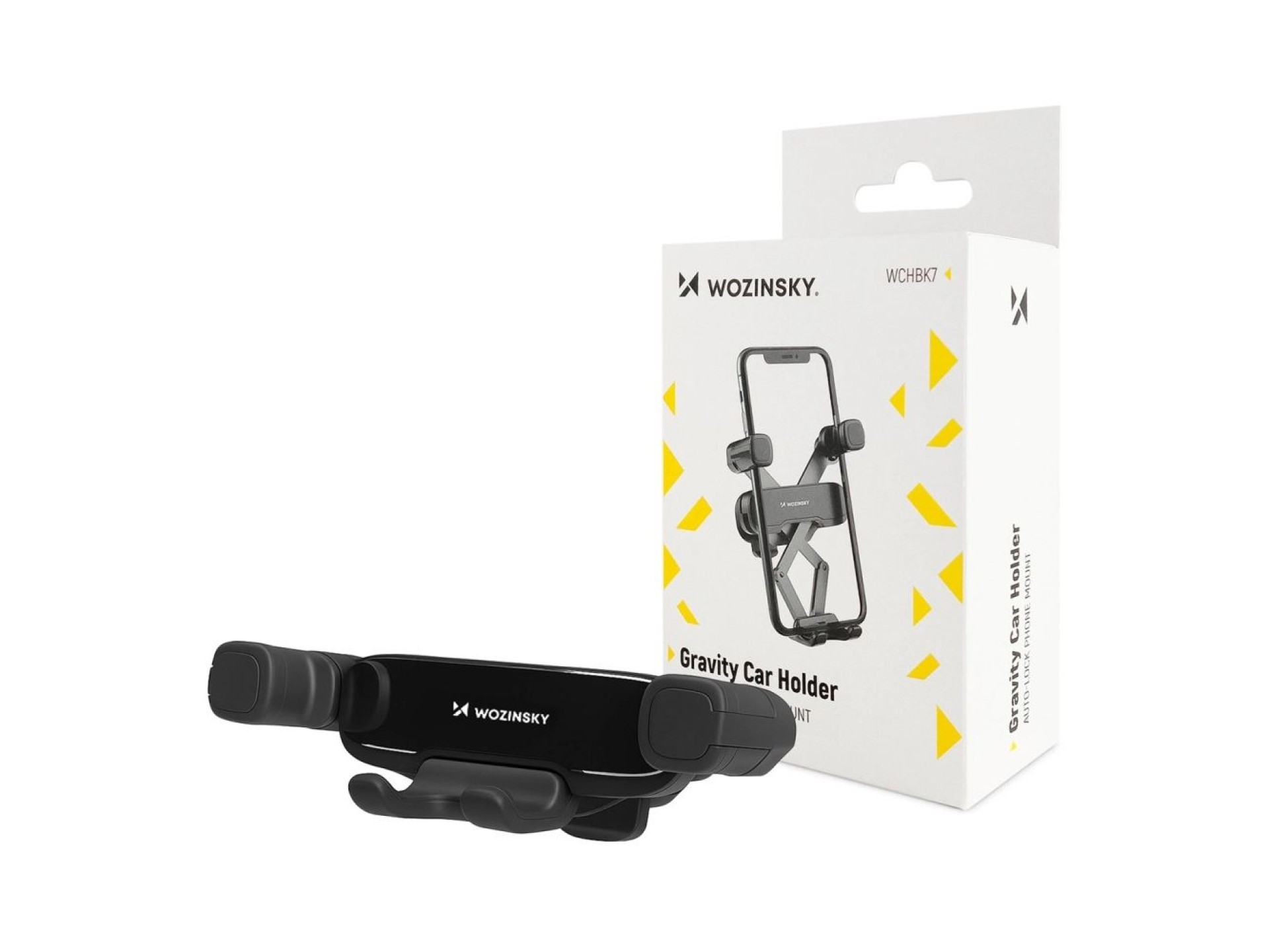 Suporte para celular veicular Wozinsky Gravity, preto (WCHBK7)