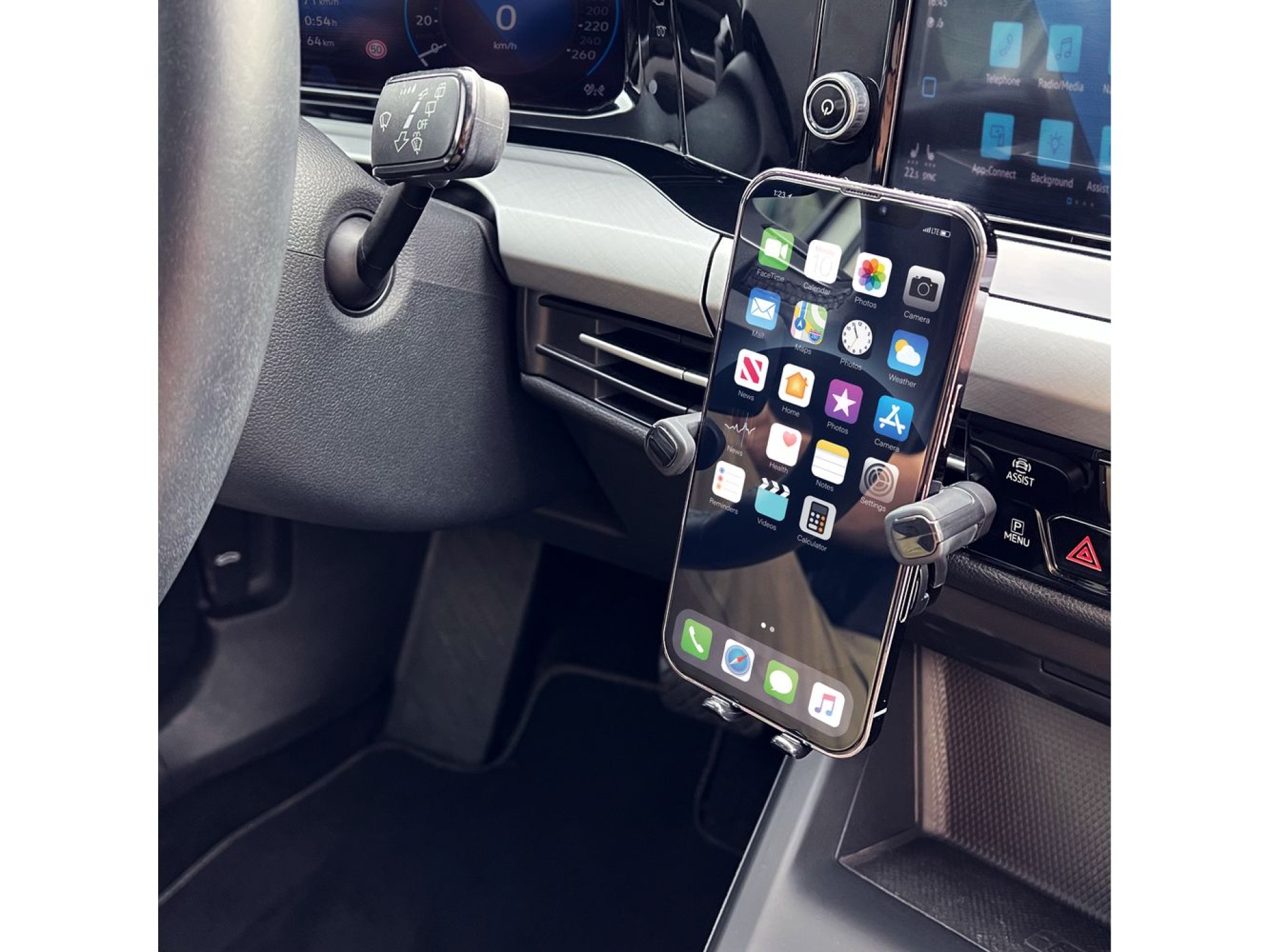Suporte para celular veicular Wozinsky Gravity, preto (WCHBK7)
