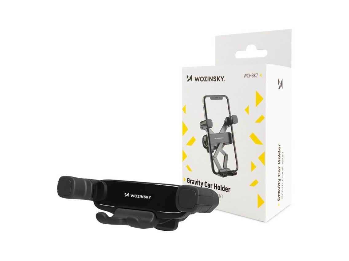 Suporte para celular veicular Wozinsky Gravity, preto (WCHBK7)