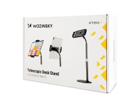 Suporte de mesa Wozinsky para tablet e celular, preto (WTHBK4) Suporte de mesa Wozinsky para tablet e celular, preto (WTHBK4)
