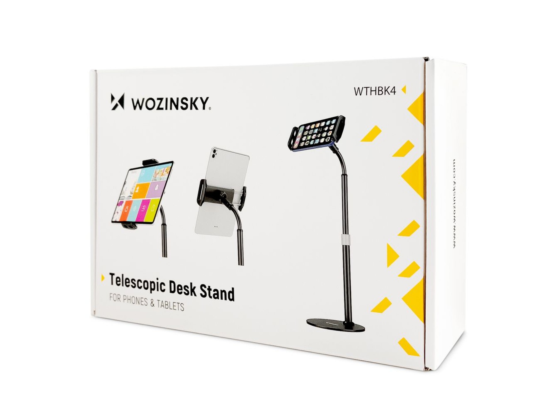 Wozinsky Tablet and Phone Desk Stand Black (WTHBK4)