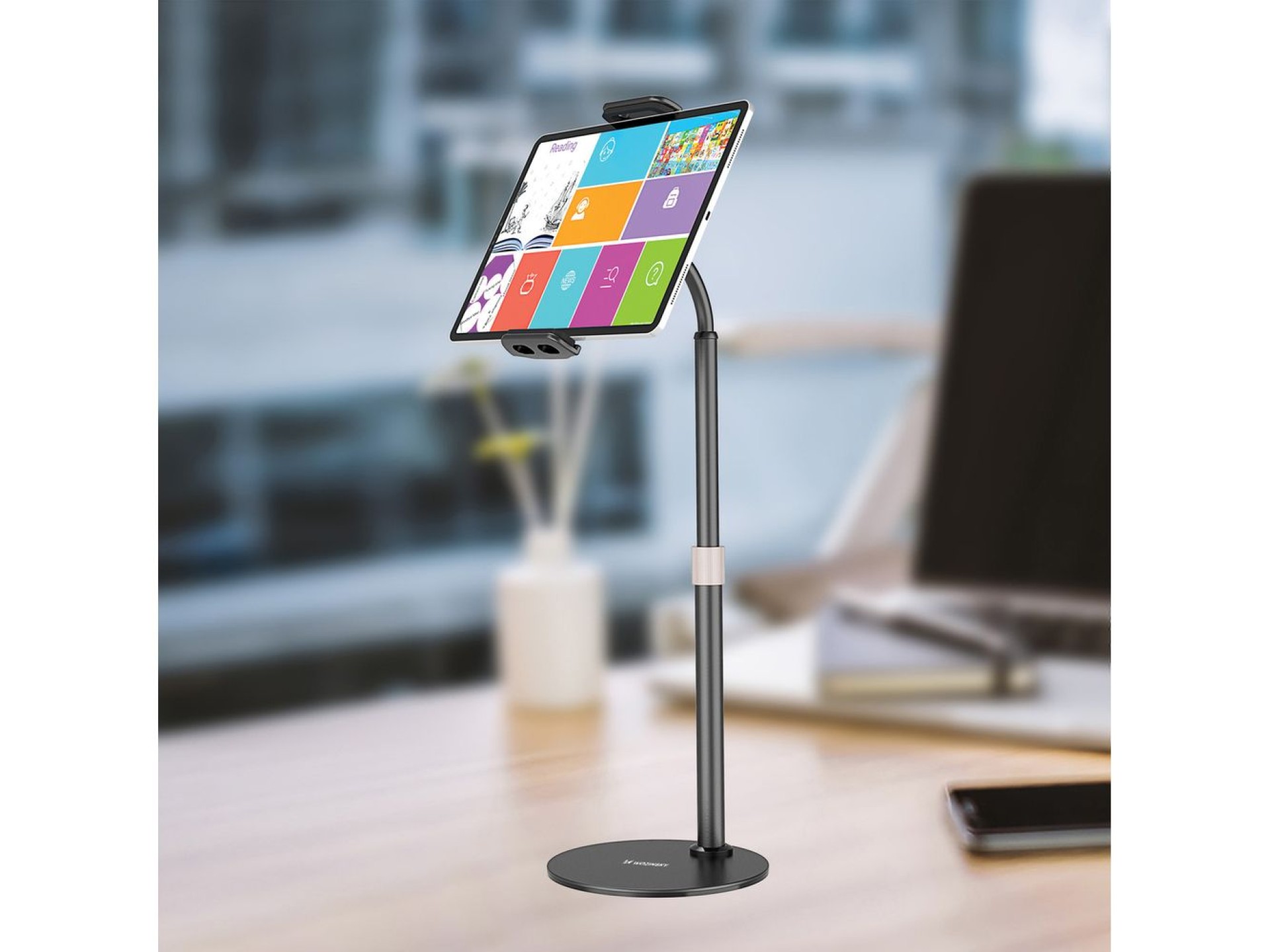 Wozinsky Tablet and Phone Desk Stand Black (WTHBK4)