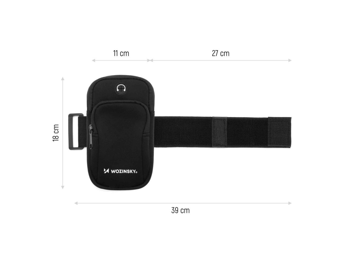 Wozinsky Running Armband Black (WABBK1)