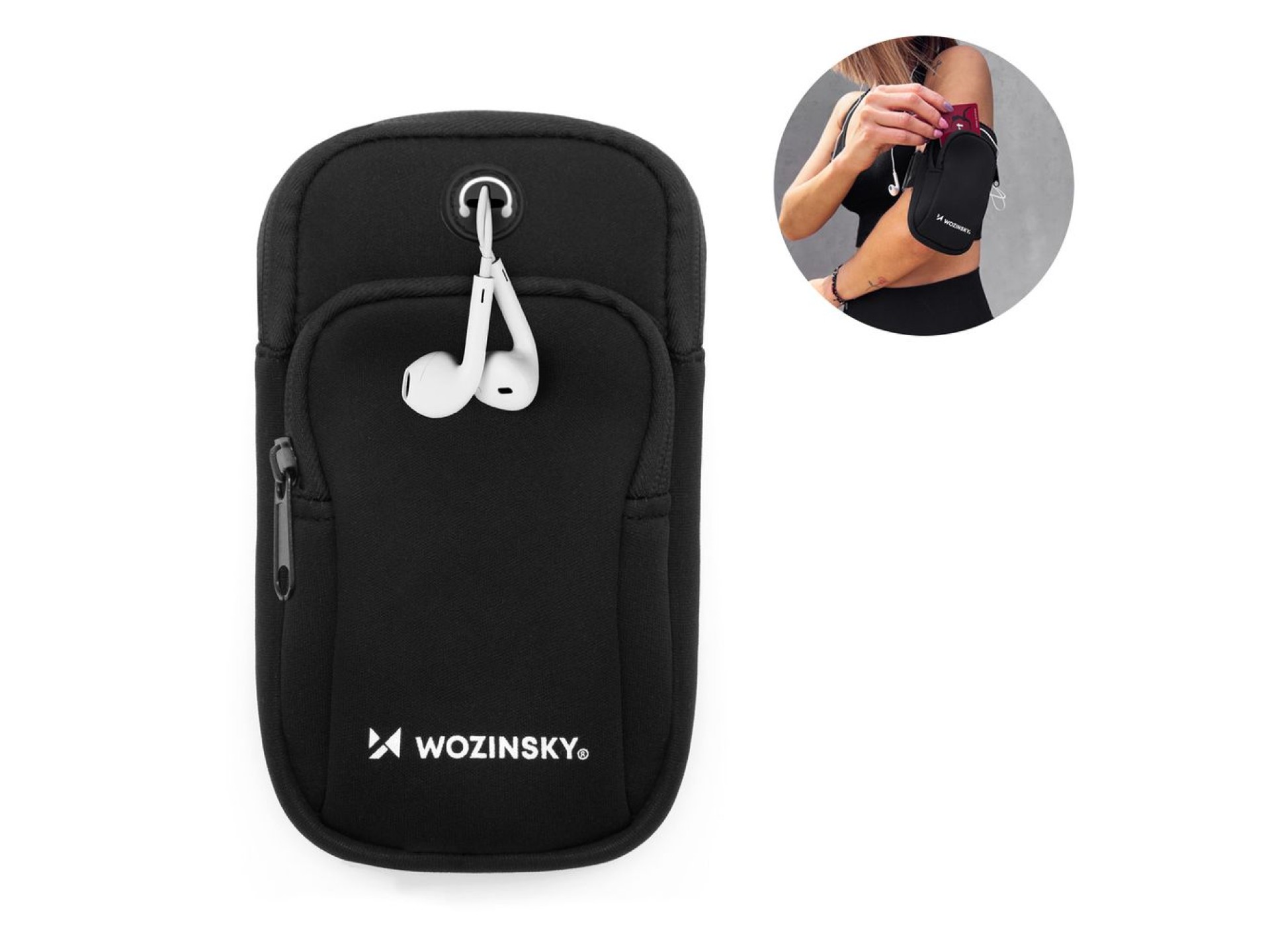 Wozinsky Running Armband Black (WABBK1)
