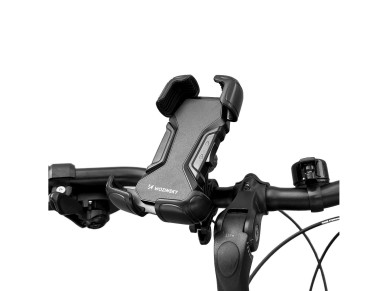 Wozinsky strong phone holder for bicycle, motorcycle, scooter handlebars, black (WBHBK6) Wozinsky strong phone holder for bicycle, motorcycle, scooter handlebars, black (WBHBK6)