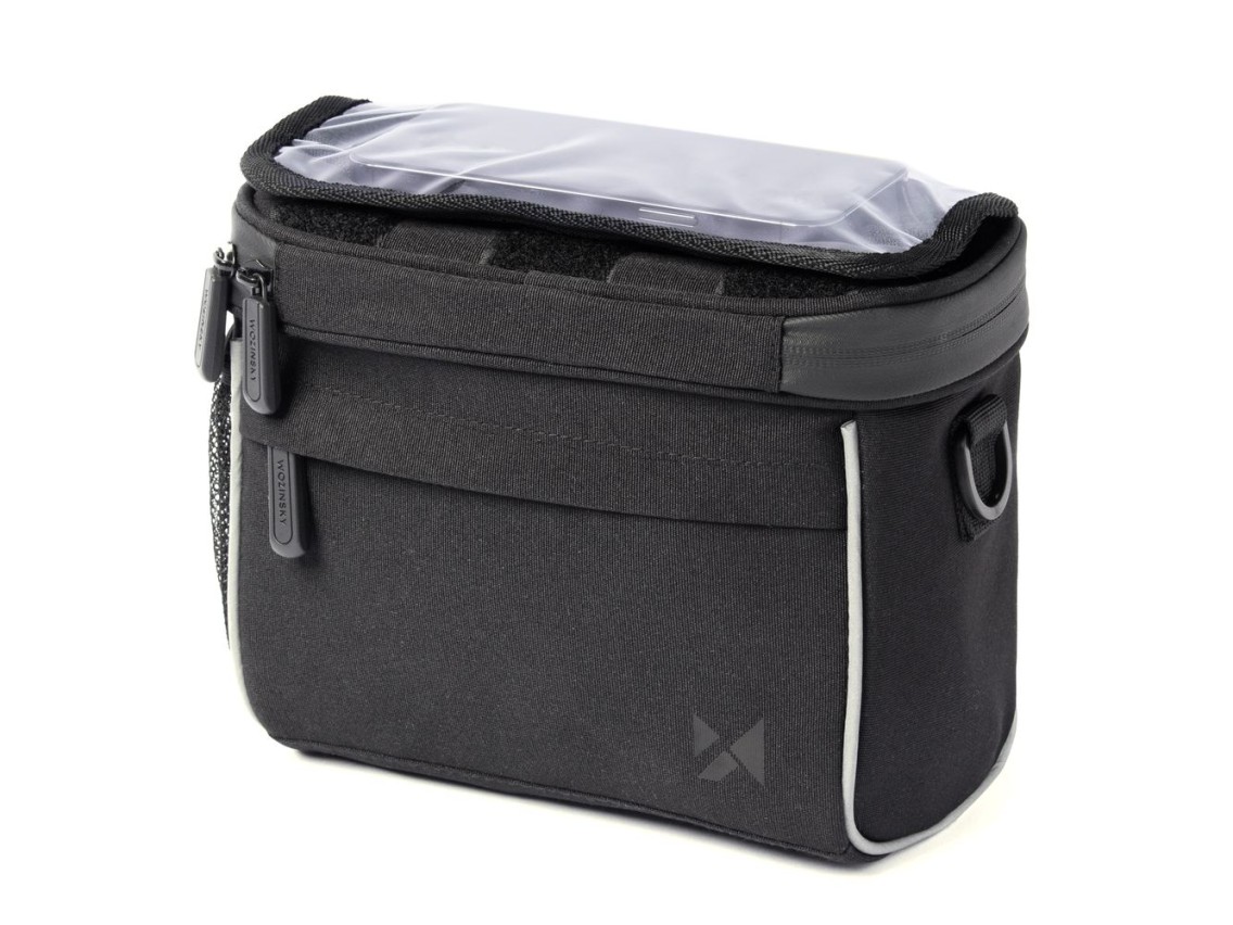 Wozinsky Handlebar Bag Bike Shoulder Bag Black (WBHBB-01)